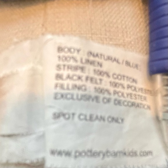 Pottery Barn Kids PIRATE Plush DOLL 27” - Picture 3 of 4